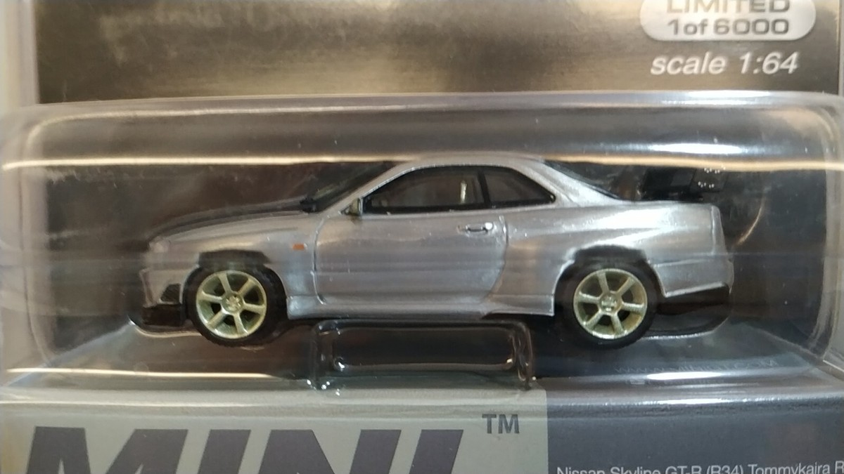 MINI GT 697 Chase Nissan Skyline GT-R (R34) Tommykaira R-Z