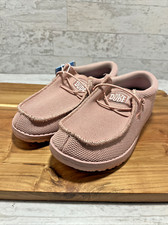 Hey Dude Women's Size 6 Wendy / Wally Funk Mono Rose Sand Slip On Shoes - NEW