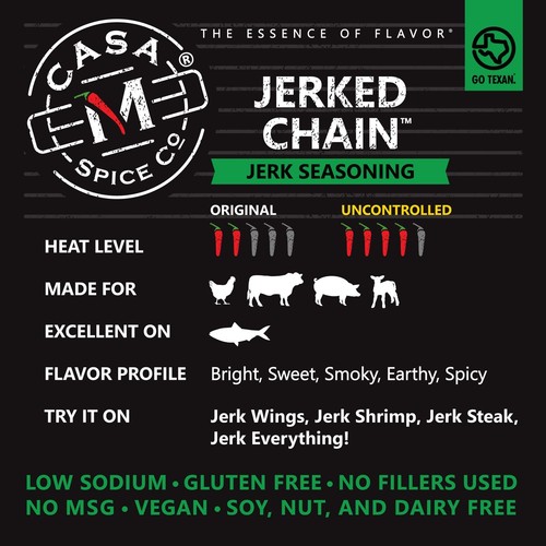 Casa M Gewürz Jerk Gewürzstreuer 5,25 oz (6er Pack) - Bild 3 von 4