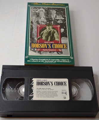 1953 HOBSON'S CHOICE 1994 VHS TAPE STARRING CHARLES LAUGHTON | eBay