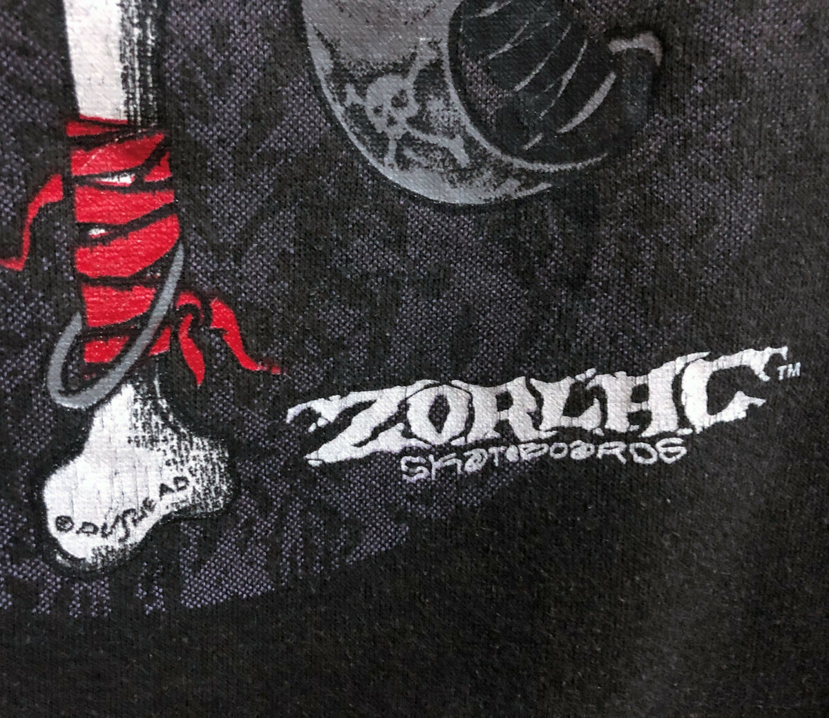 VINTAGE 80s ZORLAC PIRATE PUSHEAD SKATEBOARD PUNK SWEATSHIRT VINTAGE 80s ZORLAC PIRATE PUSHEAD SKATEBOARD PUNK SWEATSHIRT