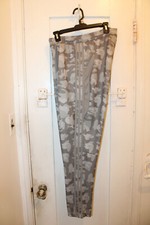 ADIDAS Women's Tiro Allover Dove Grey Camo Print Trackpants GE4790 Large NWT