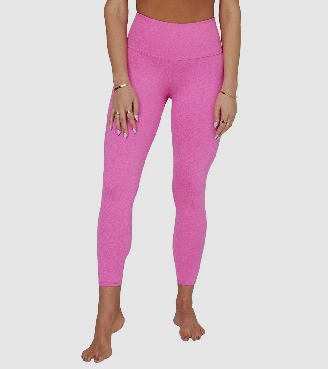 71 Onzie Women s Pink Eco Luxe High Rise Wide Waist Legging Pants