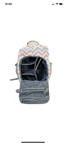 Thirty One Party Punch Backpack Sling Camera Diaper Bag One Shoulder Chevron - Picture 2 of 6