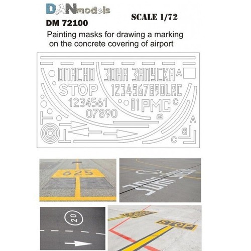 Dan Models 72100 Scale 1:72 Painting Masks for Drawing a Marking on the Concrete - Picture 4 of 8