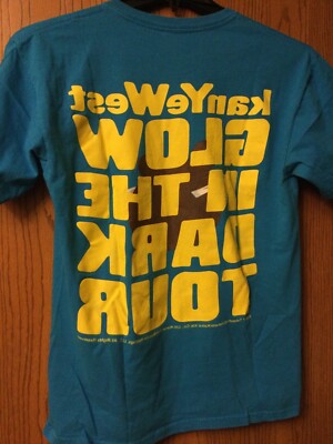 Kanye West - “Glow In The Dark” Tour - 2007 Blue Shirt - M - 2