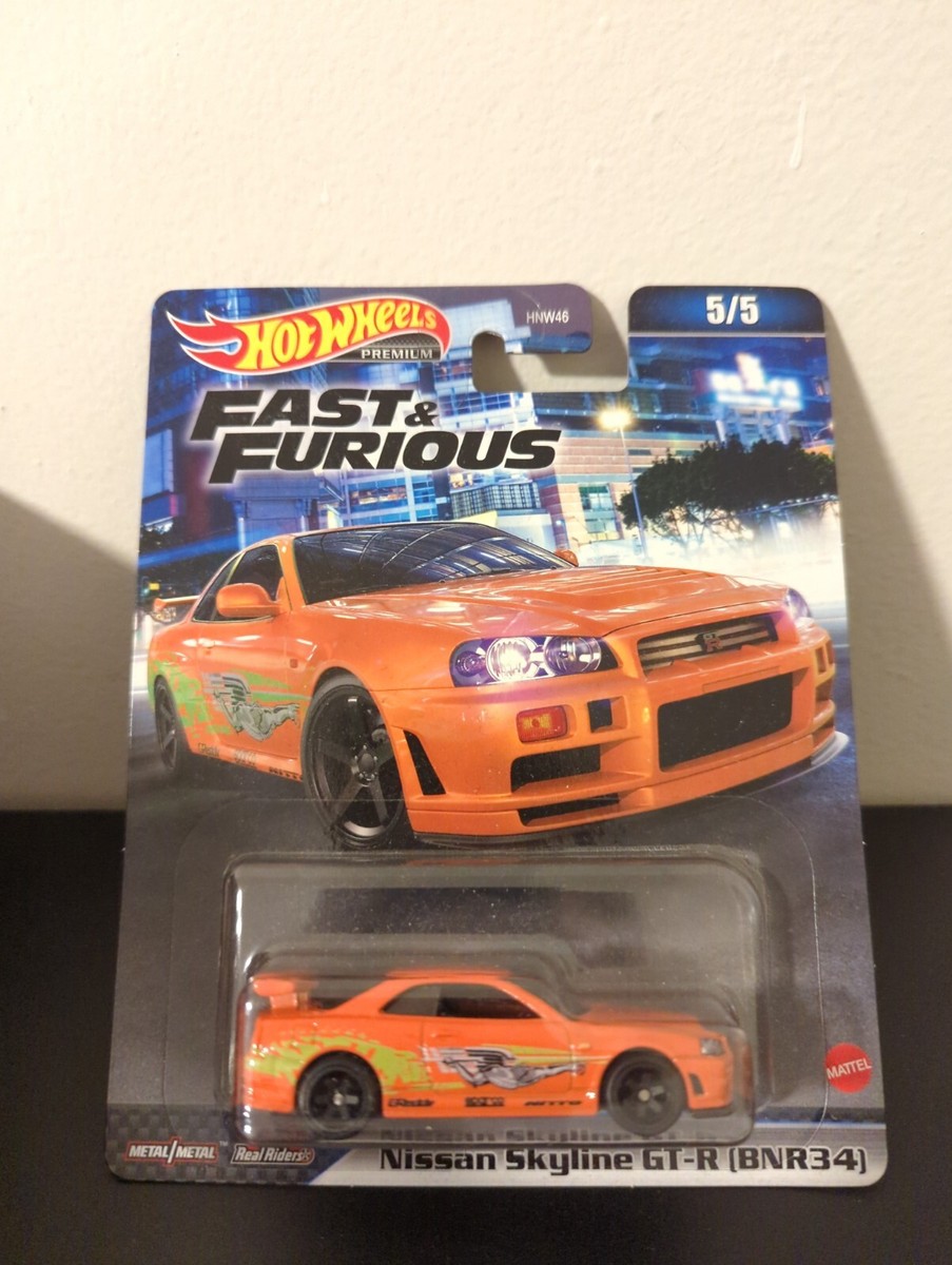 ホットウィール - 5台セット　ホットウィール　NISSAN SKYLINE GT-R BNR34 ホットウィール Hot Wheels プレミアム ファストインポート