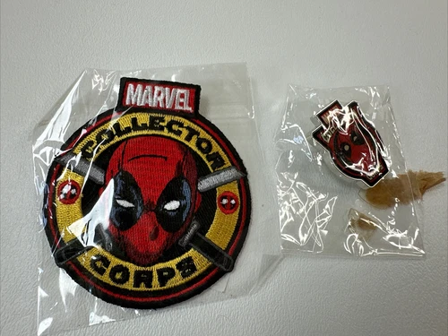 Marvel Funko Collector Corps Exclusive Pin and Patch Deadpool NEW 2016