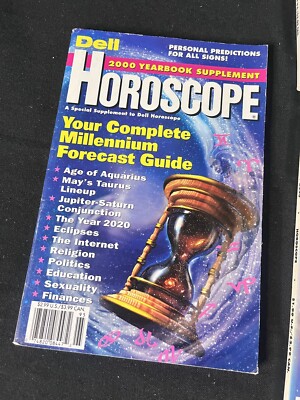 Vintage 2000 Dell Horoscope Astrology Magazines Zodiac Lot