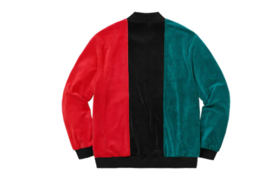 Supreme Velour Zip Up Sweatshirt SS18 L Black | eBay