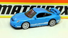 2025 Matchbox Porsche Heroes 2007 Porsche 911 GT3 blue