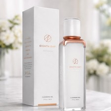 Eighth Day Cleansing Gel 1.7 oz Luxury Peptide Anti-Aging Clean Beauty Skincare