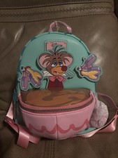 Loungefly Disney Alice In Wonderland Mouse Tea Cup Mini Backpack Butterflies NWT