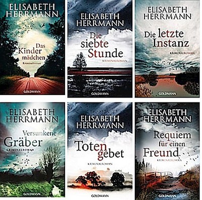 Elisabeth Herrmann / Joachim Vernau-Krimis Band 1-6 plus 1 exklusives Postka ...