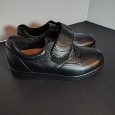 Drew Navigator II Shoes Mens 9.5 W Wide Black Walking Orthopedic Sneakers