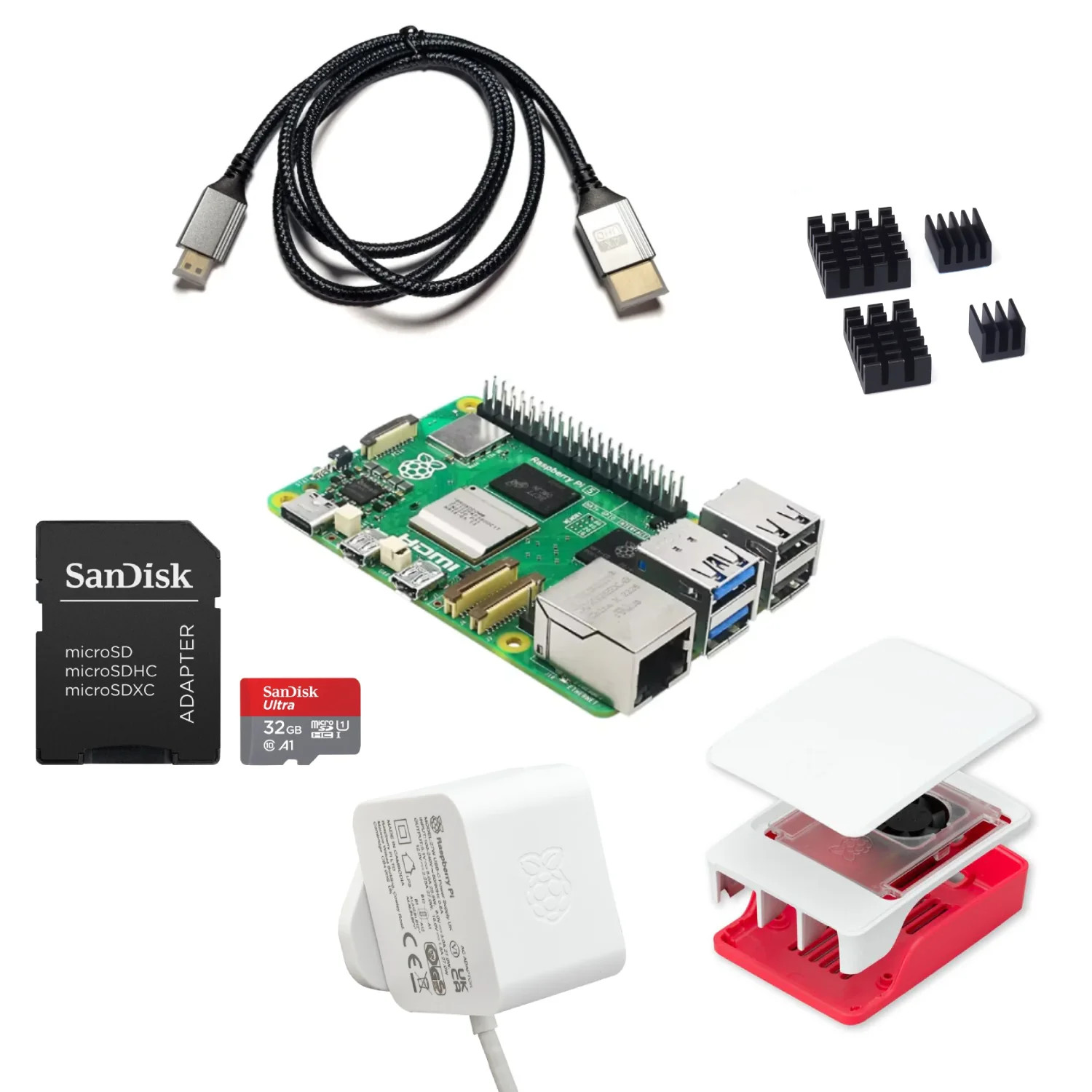 Raspberry Pi 5 2GB Model B Starter Kit - Beginners Collection