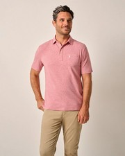 johnnie-O Original 4-Button Polo - Heathered 2.0 Samba Size M