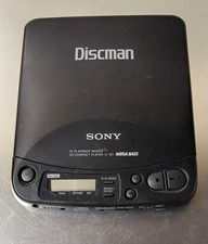 VTG Sony Discman D-121 CD Compact Player 1993 MegaBass Portable headphone tested