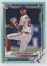 2021 Bowman Draft Aqua 146/199 Micah Ottenbreit #BD-170 0lj0