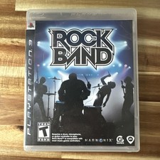 Original Rock Band for Sony PS3 PlayStation 3 Complete Disc Case Manual CIB