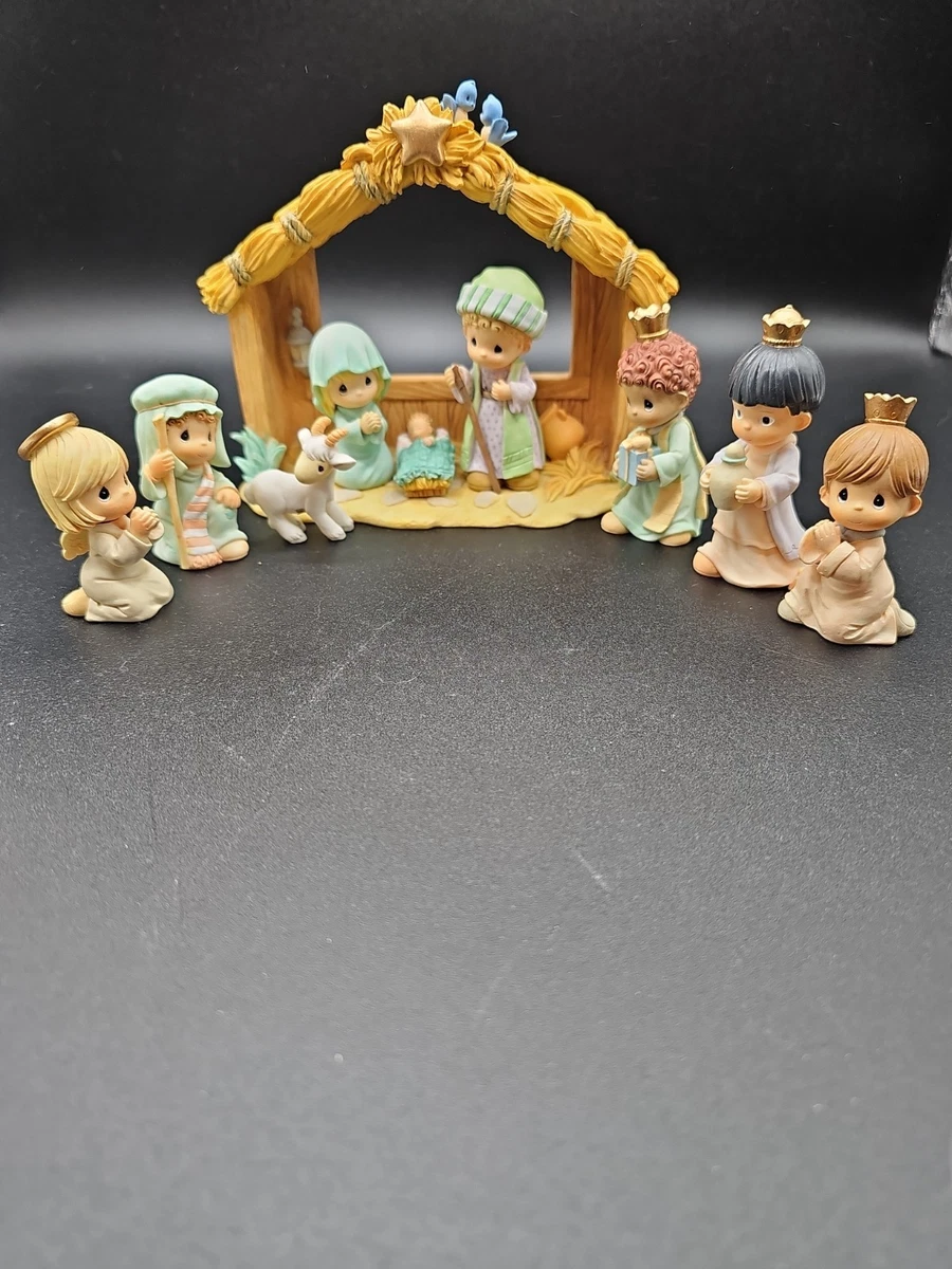 エネスコ　プレシャスモーメント　ヴィンテージ クリスマス 人形セット precious moments nativity scene products for sale | eBay