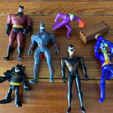 Batman Action Figure Lot, Joker And Robin