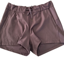 LULULEMON Womens Grey Active Running Gym Shorts - Size 8