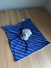 Carter s Just One You Tiger Baby Security Blanket Tan Navy Blue Stripes Lovey