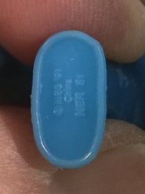 NES MONSTER IN MY POCKET #81 BLEMMYAE BLUE 1.5" FIGURE VERY RARE