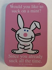 It’s Happy Bunny Mints In Tin Jim Benton