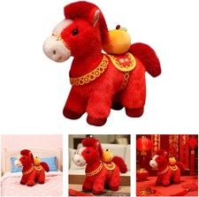 Chinese Zodiac Horse Plush 2026 Horse Stuffed Animal Year of The Horse Souvenir