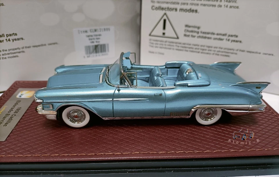 Modelo de coche vintage techo abierto GLM 1:43 Cadillac Eldorado Biarritz Foto 3 de 4