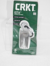 Crkt Iota Multi Tool Can Opener Box Cut Spork Wrench Stainless Steel Clip-on New Crkt Iota Multi Tool Can Opener Box Cut Spork Wrench Stainless Steel Clip-on New
