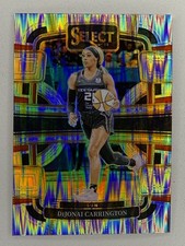 2024 Panini Select WNBA - Concourse DiJonai Carrington #18 Silver Flash Prizm