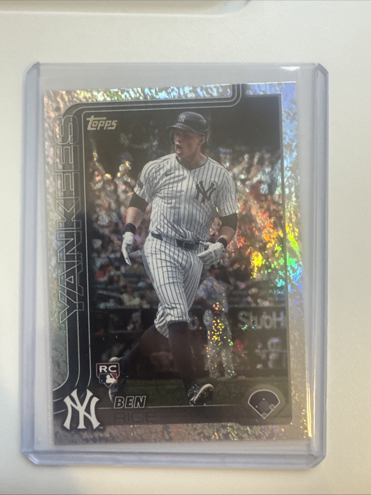 2025 Topps BEN RICE RC #337 SAND GLITTER