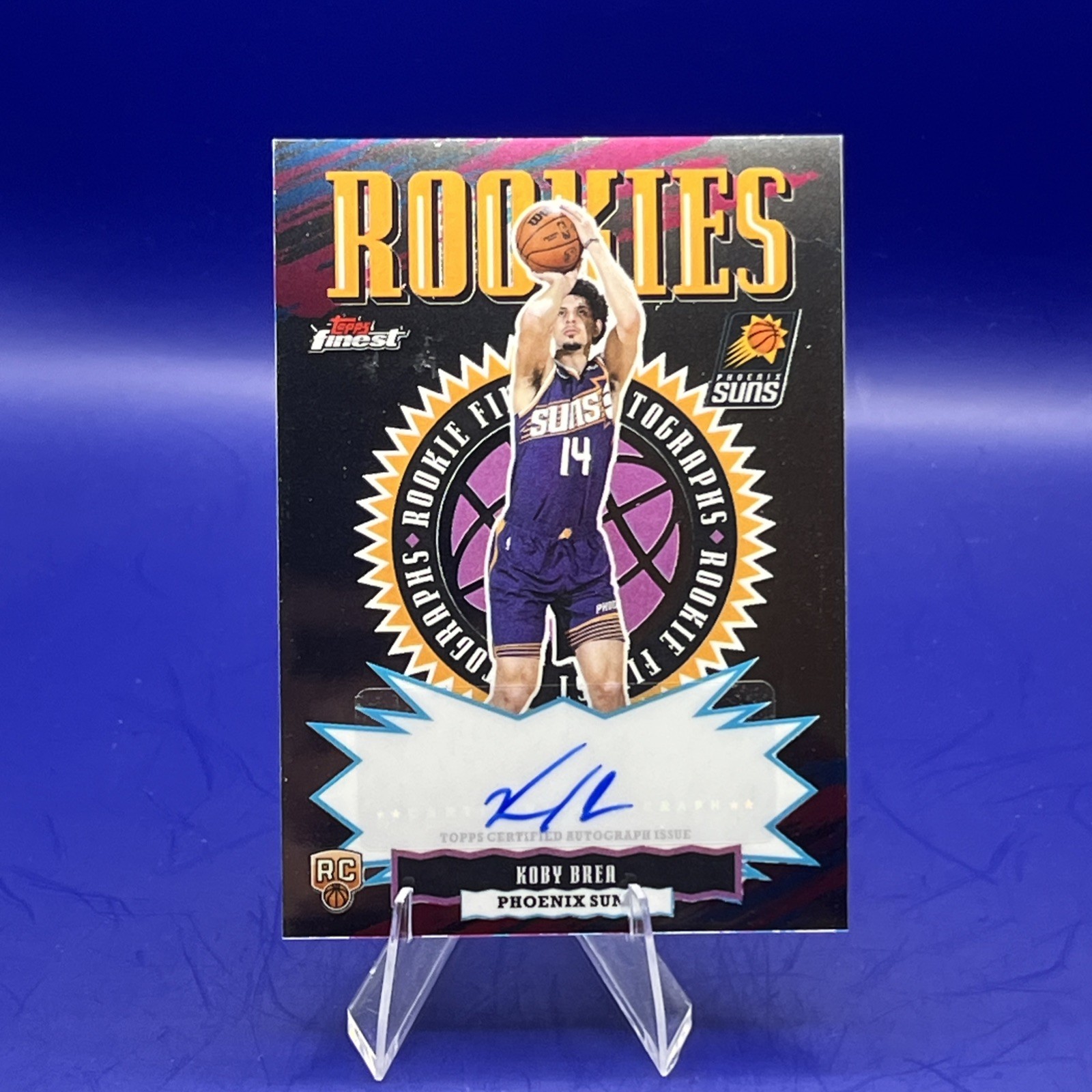 2025-26 Topps Finest - Rookie Autographs Koby Brea #RFA-KB (AU, RC)