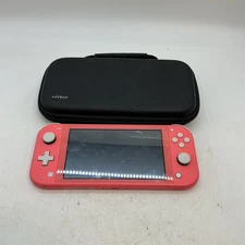 Nintendo Switch Lite With Case - Coral Handheld Console - HDH-001 (G (GO1066891)