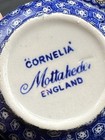 Mottahedeh England Cornelia Blue Teacup  & Saucer Butterflies Flowers — photo 5