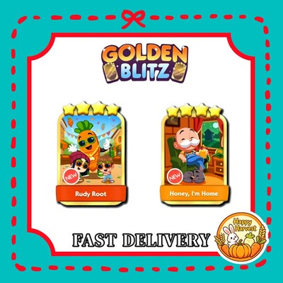 Monopoly Go Golden Blitz (Honey, I'm Home and Rudy Root)