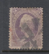 #153 24c Bank Note - Great Color (USED - creases) cv$230.00