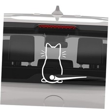 Cute Cat Car Windshield Wiper Vinyl Art Sticker Decor Lovely Animal Cat Mural