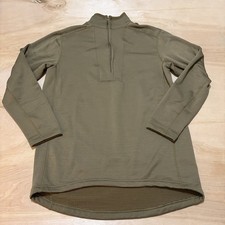 ORC Industries Long Sleeve Shirt PCU Level 2 L2 Grid Fleece Men Large Long Brown