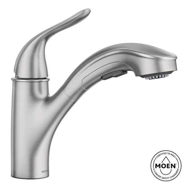 Moen 87557SRS Brecklyn Spot Resist Stainless One-Handle Kitc