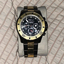 Chronograph Sport Wristwatch Analog Black Dia...