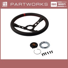 Sportlenkrad ORIGINAL PORSCHE 911 964 993 928 LEDER SCHWARZ ZIERNAHT ROT