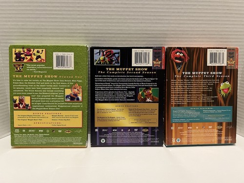 The Muppet Show TV Series DVD Complete Seasons 1,2,3 Kermit, Ms. Piggy, Fozzy - Picture 2 of 6