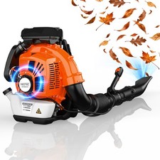 Leaf Blower 75.6cc 2-stroke Backpack Gas Powered Leaf Blower 236mph Wind Speed Leaf Blower 75.6cc 2-stroke Backpack Gas Powered Leaf Blower 236mph Wind Speed
