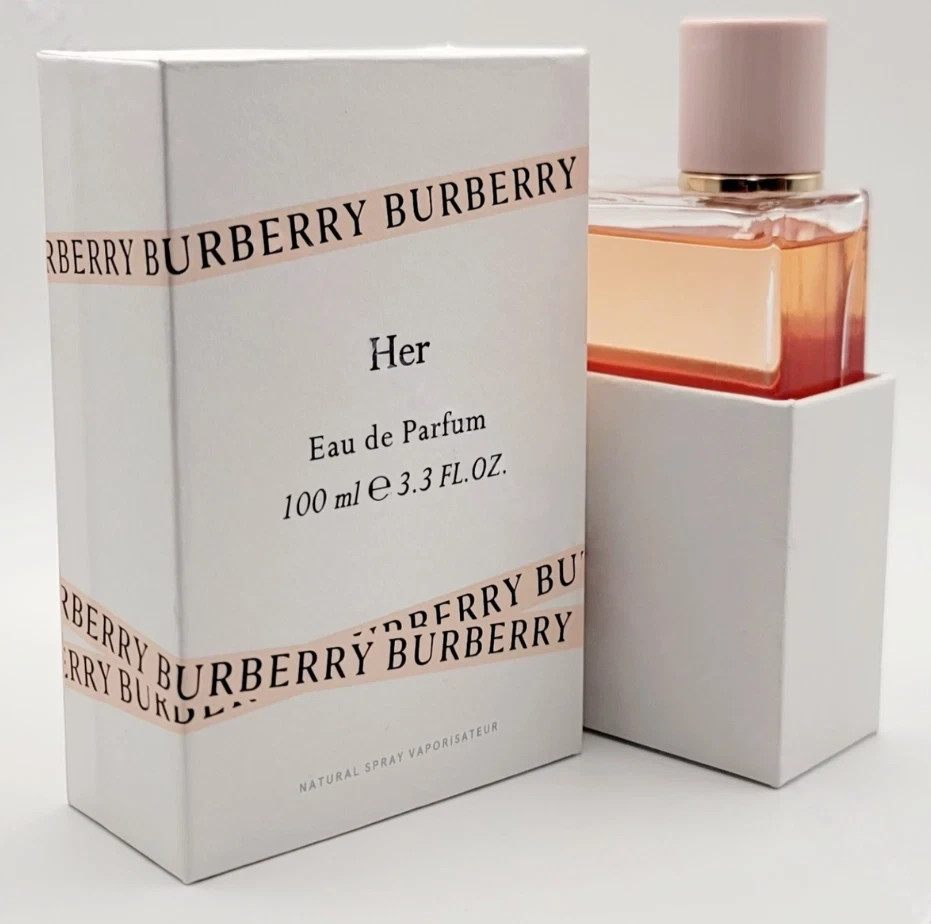 Burberry Her Eau De Parfum Spray 3.3 oz 100ml New Box | eBay