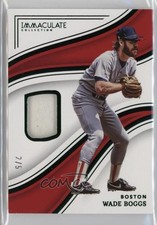 2023 Panini Immaculate Green /5 Wade Boggs #123 HOF