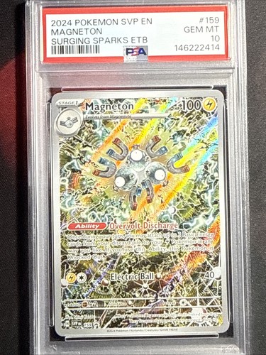 Magneton #159 Black Star Promo Surging Sparks ETB GEM MINT PSA 10